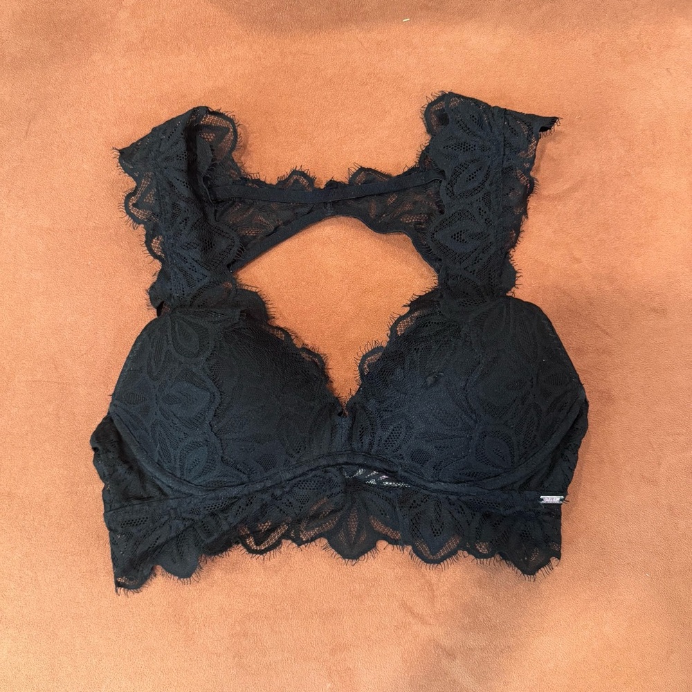 Elegant Black Lace Bralette